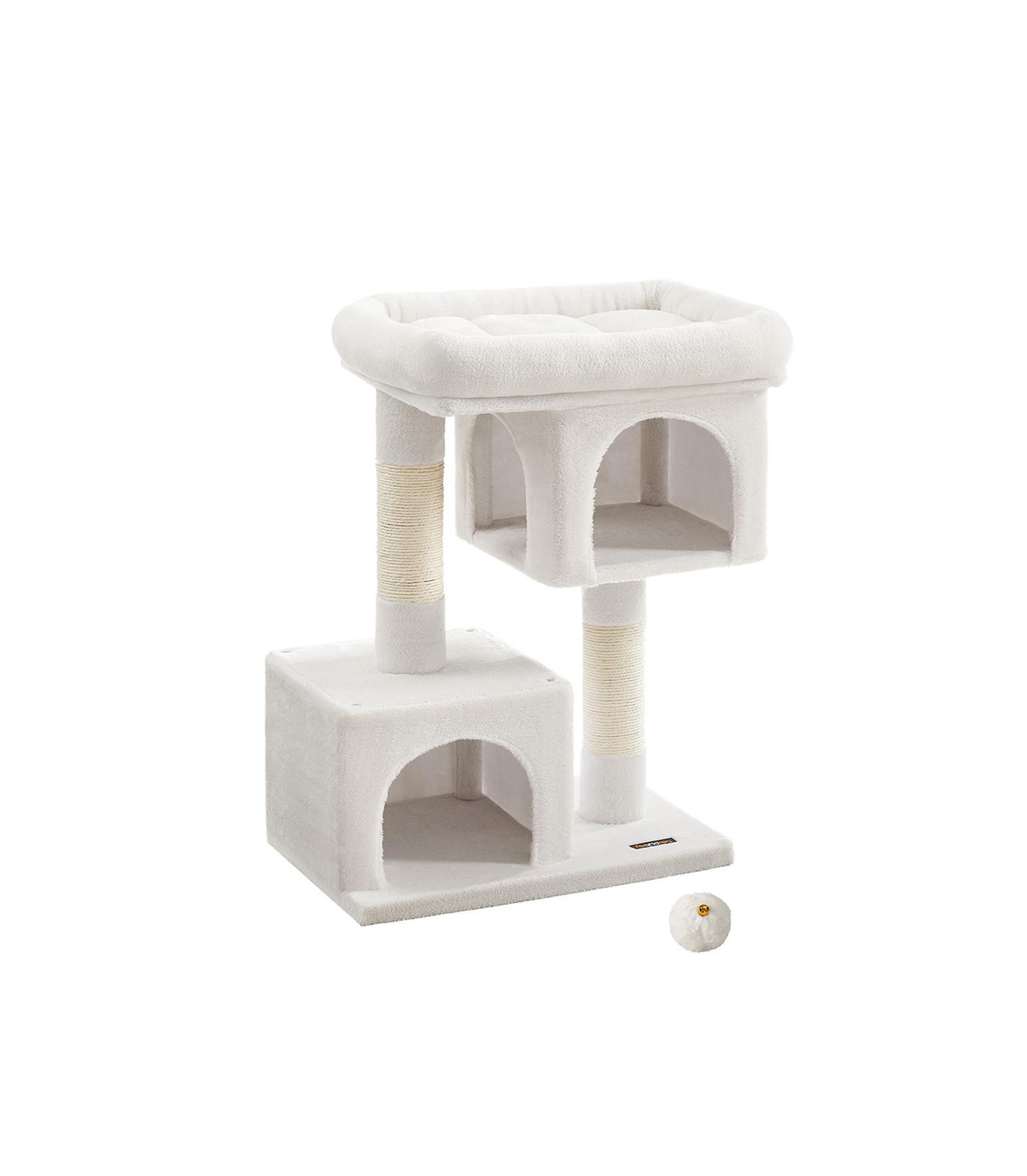 Кошачий комплекс Slickblue Cat Tree 33.1-Inch, L, с 2 домиками и когтеточкой