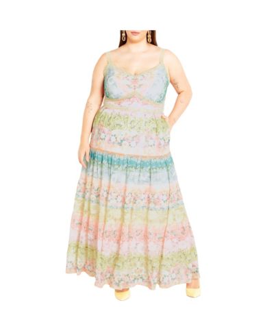 CITY CHIC Women's Augustine Maxi Dress