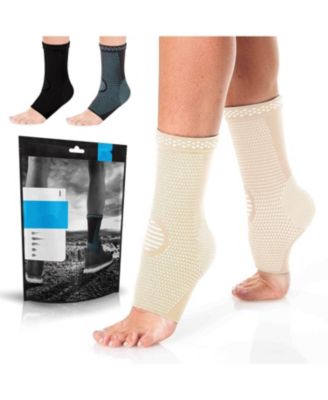 POWERLIX Medium Compression Ankle Sleeve: Swelling & Injury Relief