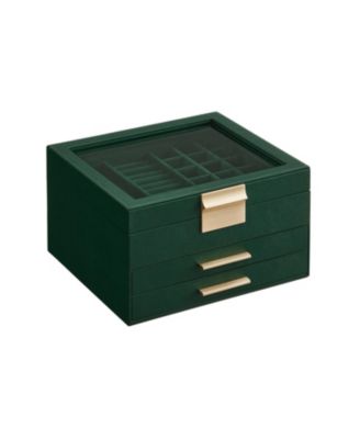 Slickblue Multi-Layer Jewelry Organizer Storage Box for Rings, Necklaces
