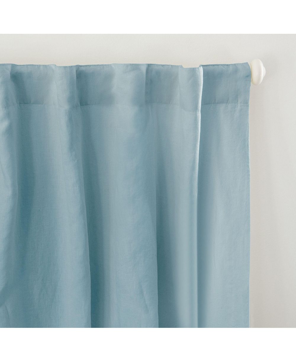 100% French Linen Window Curtain Set