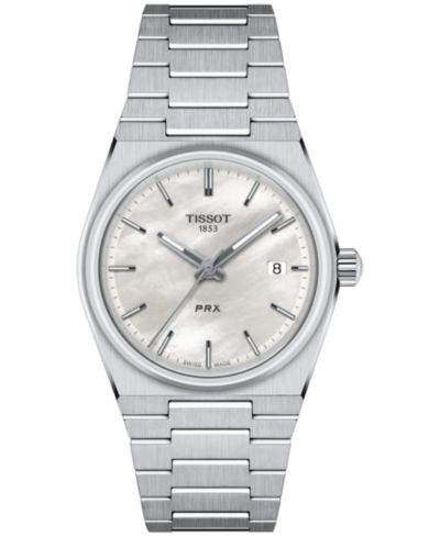 Tissot Женские швейцарские часы Tissot PRX Stainless Steel Bracelet 35mm