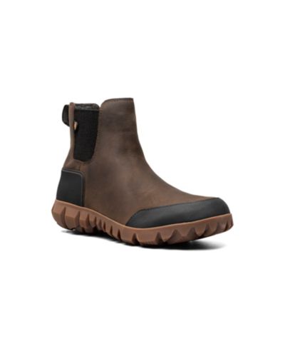 BOGS Men's Arcata Urban Leather Slip-Resistant Chelsea Boots