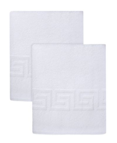 Ozan Premium Home банное полотенце Milos Greek Key, 100% турецкий хлопок, 40" x 60"