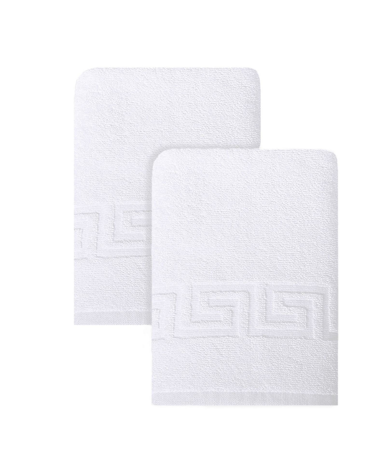 Ozan Premium Home Milos Greek Key Design Collection 100% Turkish Cotton Bath Towel, 27" x 54"