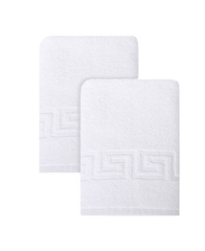 Ozan Premium Home Milos Greek Key Design Collection 100% Turkish Cotton Bath Towel, 27" x 54"