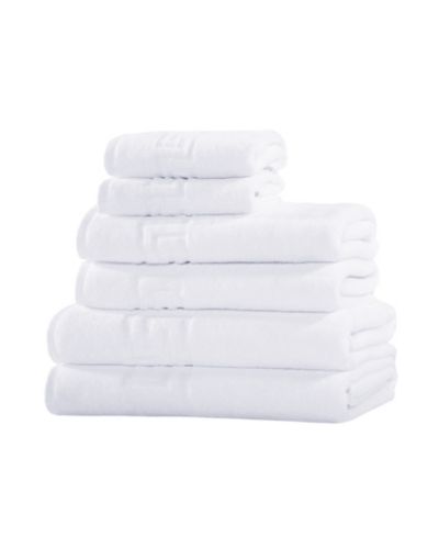 Ozan Premium Home Milos Greek Key 100% Turkish Cotton 6-Pc. Bath Towel Sets