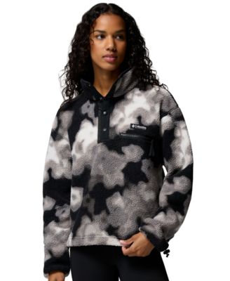 Женский флис Columbia Helvetia™ II Printed Cropped Half-Snap