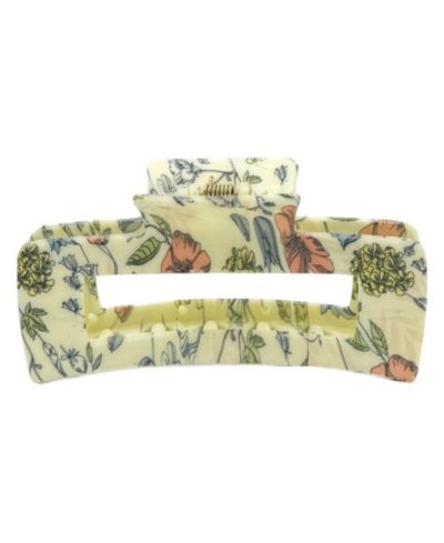 Headbands of Hope Большая прямоугольная заколка, Blue Floral
