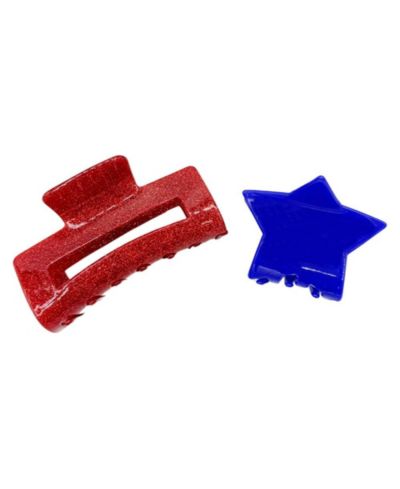 Clip Set - Red + Blue Star