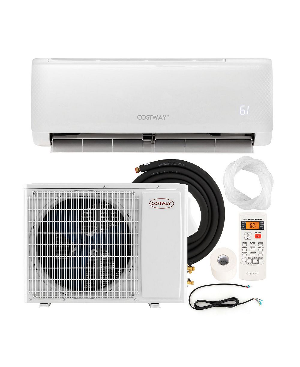 12000 BTU 21 SEER2 208-230V Ductless Mini Split Air Conditioner with Heater Pump