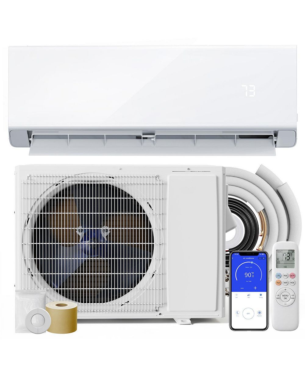 Мини-сплит кондиционер VEBREDA 12,000 BTU 22 SEER2 с Wi-Fi Smart Control