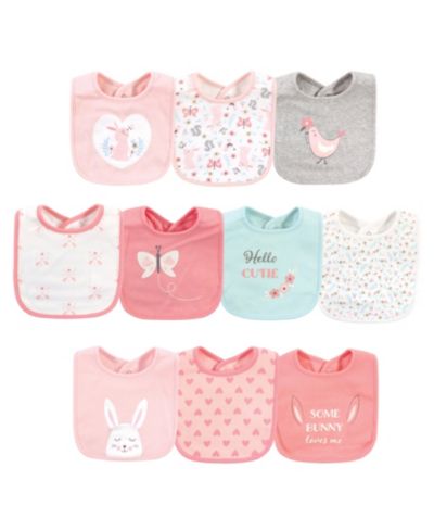 Hudson Baby Детские нагрудники Interlock, набор 10 шт