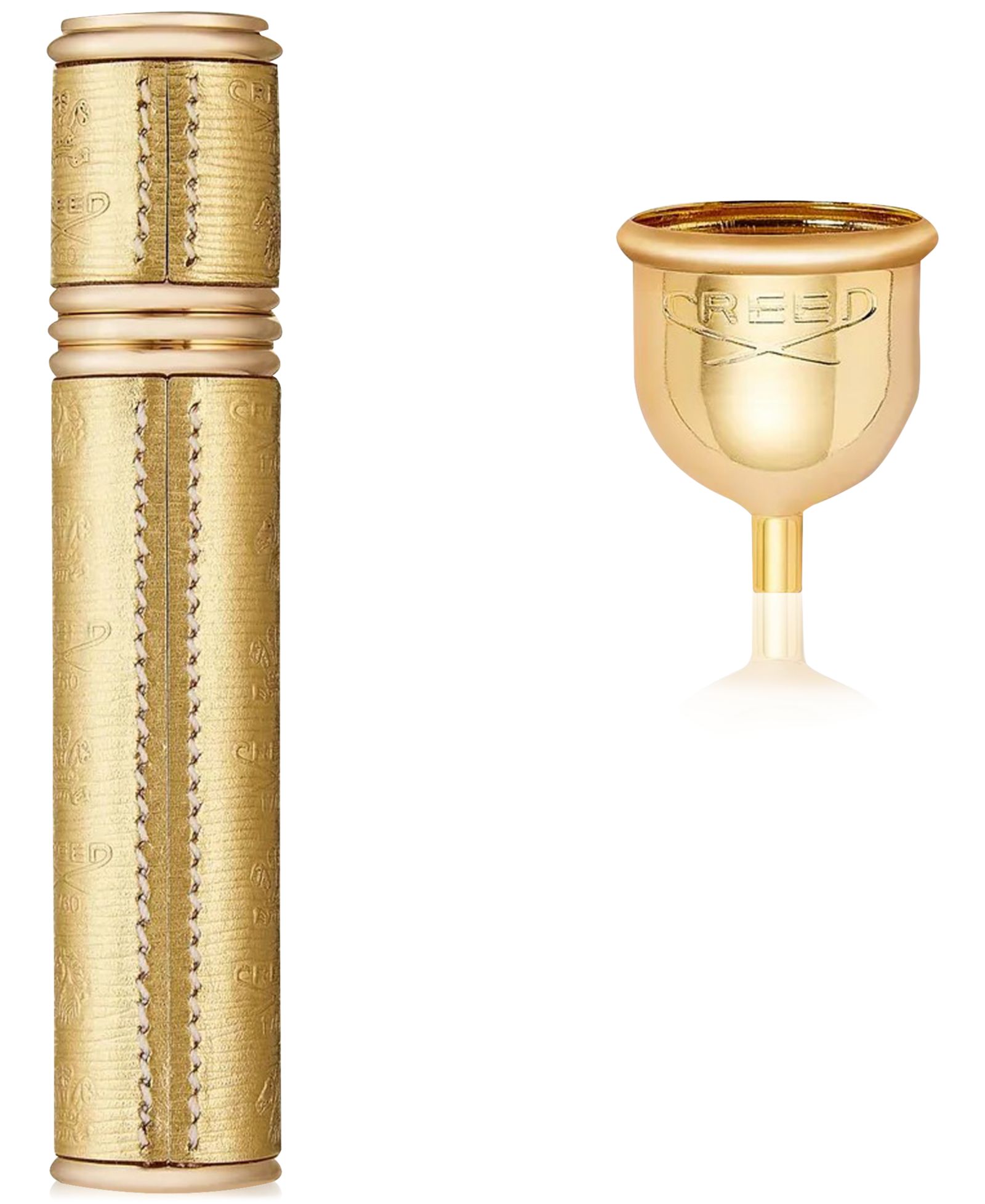 Creed Refillable Travel Perfume Atomizer - Gold/Gold, 0.33 oz.