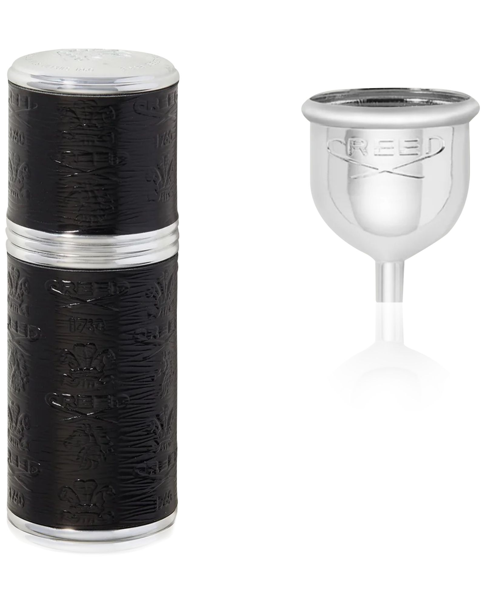 Creed Refillable Travel Perfume Atomizer - Black/Silver, 0.33 oz.