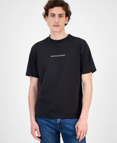 SCOTCH & SODA Men's Core Relaxed-Fit Logo T-Shirt