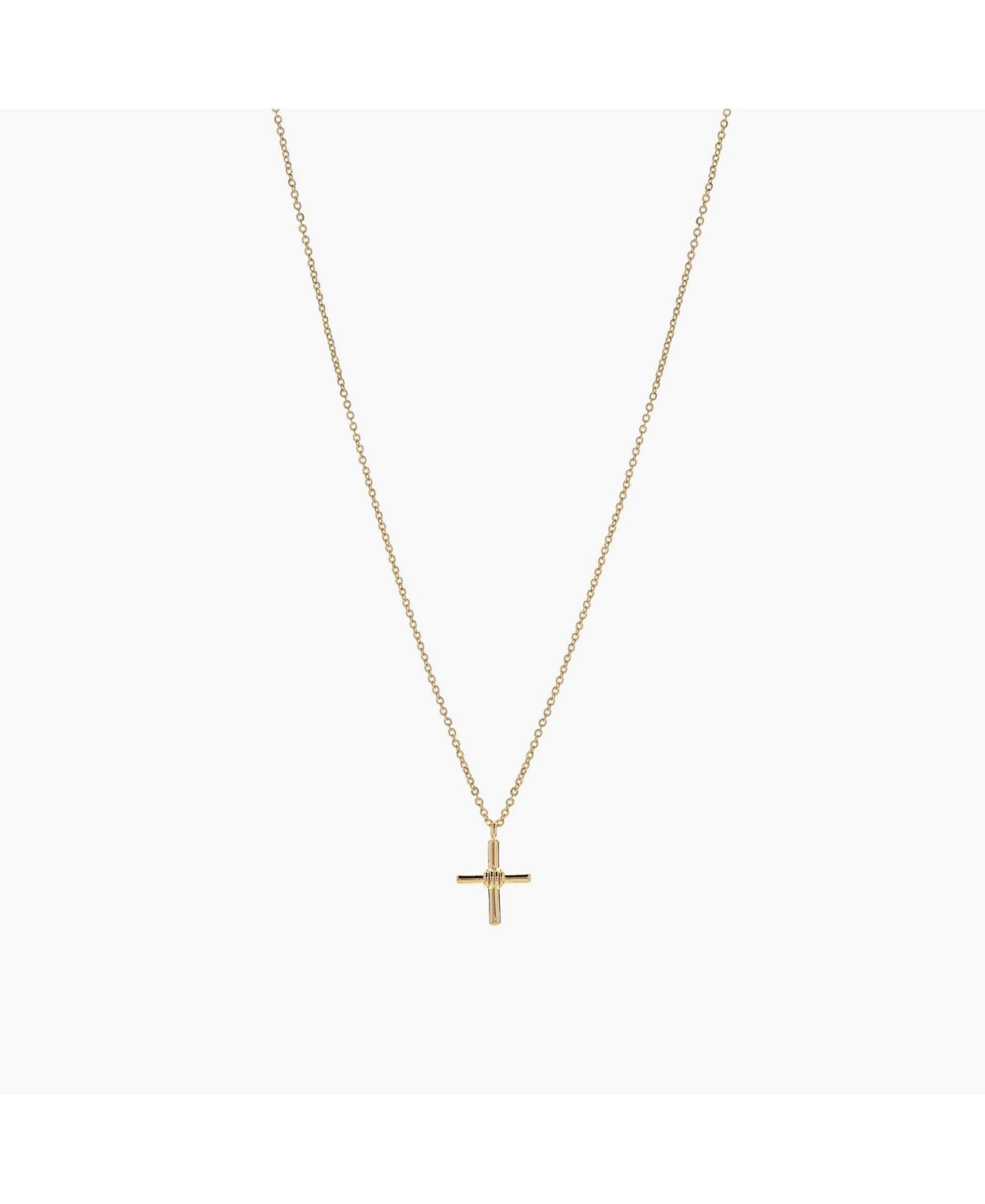 Подвеска-крест Bearfruit Jewelry 14k Gold Plated Pule