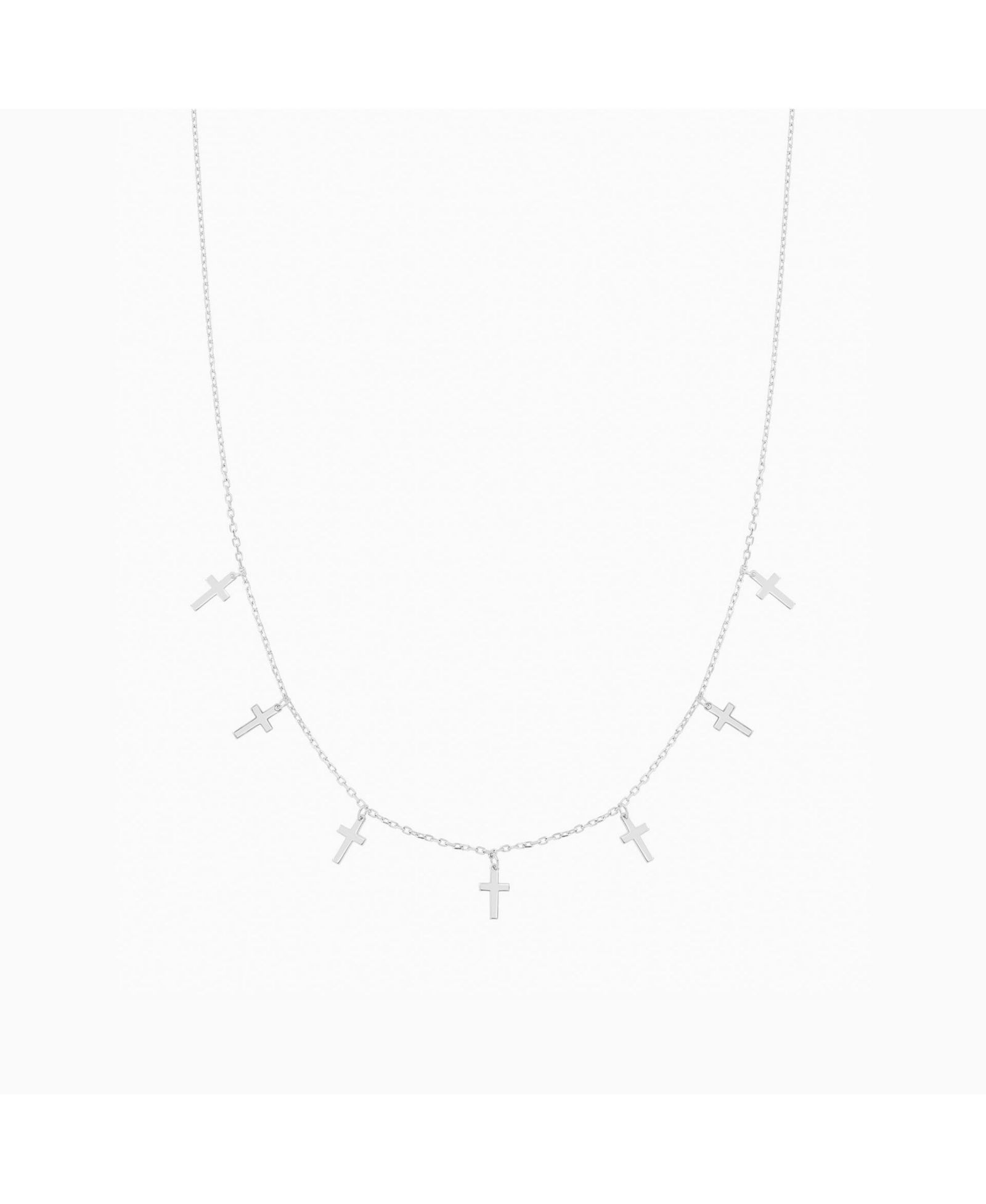 Подвеска-крест Bearfruit Jewelry Brianna из стерлингового серебра с напылением 18k Gold