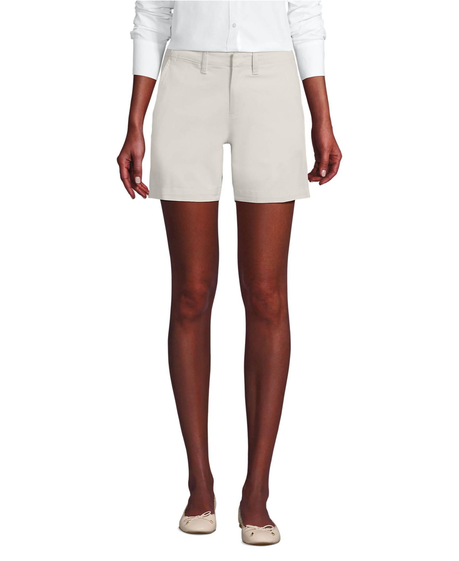 Женские шорты Lands' End Petite Classic Chino