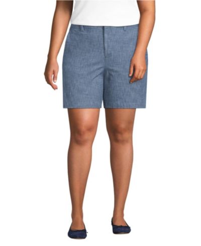 Lands' End Женские классические шорты 7"