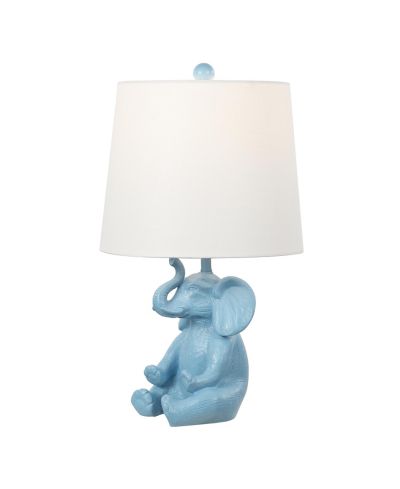 Настольная лампа Kairi 21" Modern Shabby Chic с подставкой для телефона, Blue, Детская