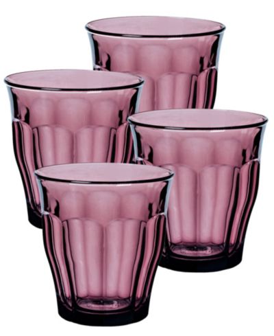Стакан Duralex Picardie Plum Picardie, 8 3/8 Oz., набор из 4 шт.