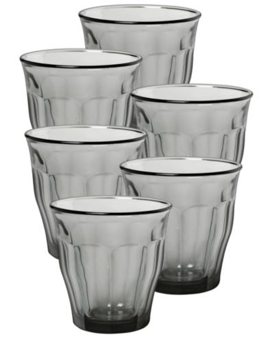 Duralex Picardie Grey Tumbler - 10 3/8 Oz. - Set Of 6