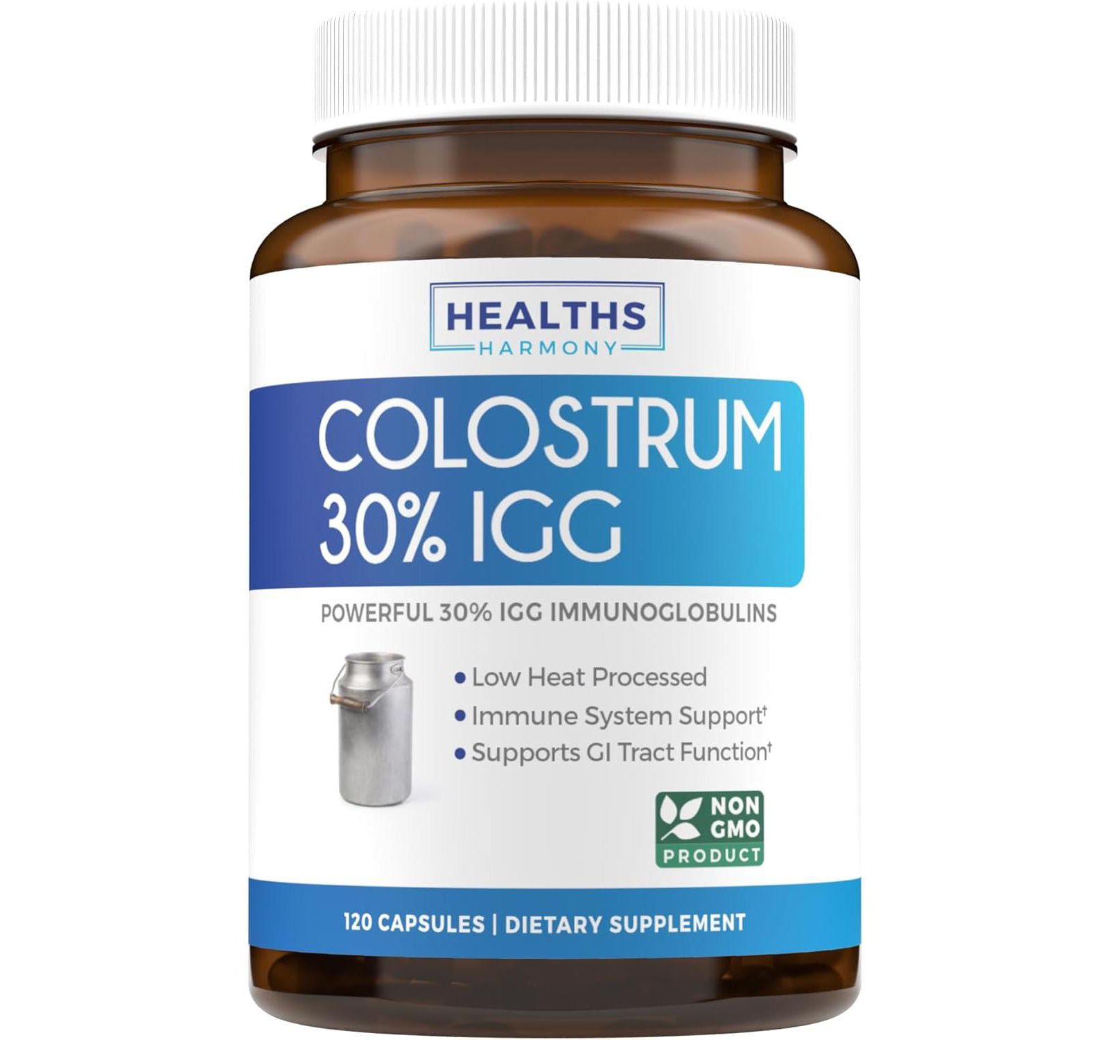 Healths Harmony Colostrum капсулы, 1,000mg (Non-GMO), 120 шт
