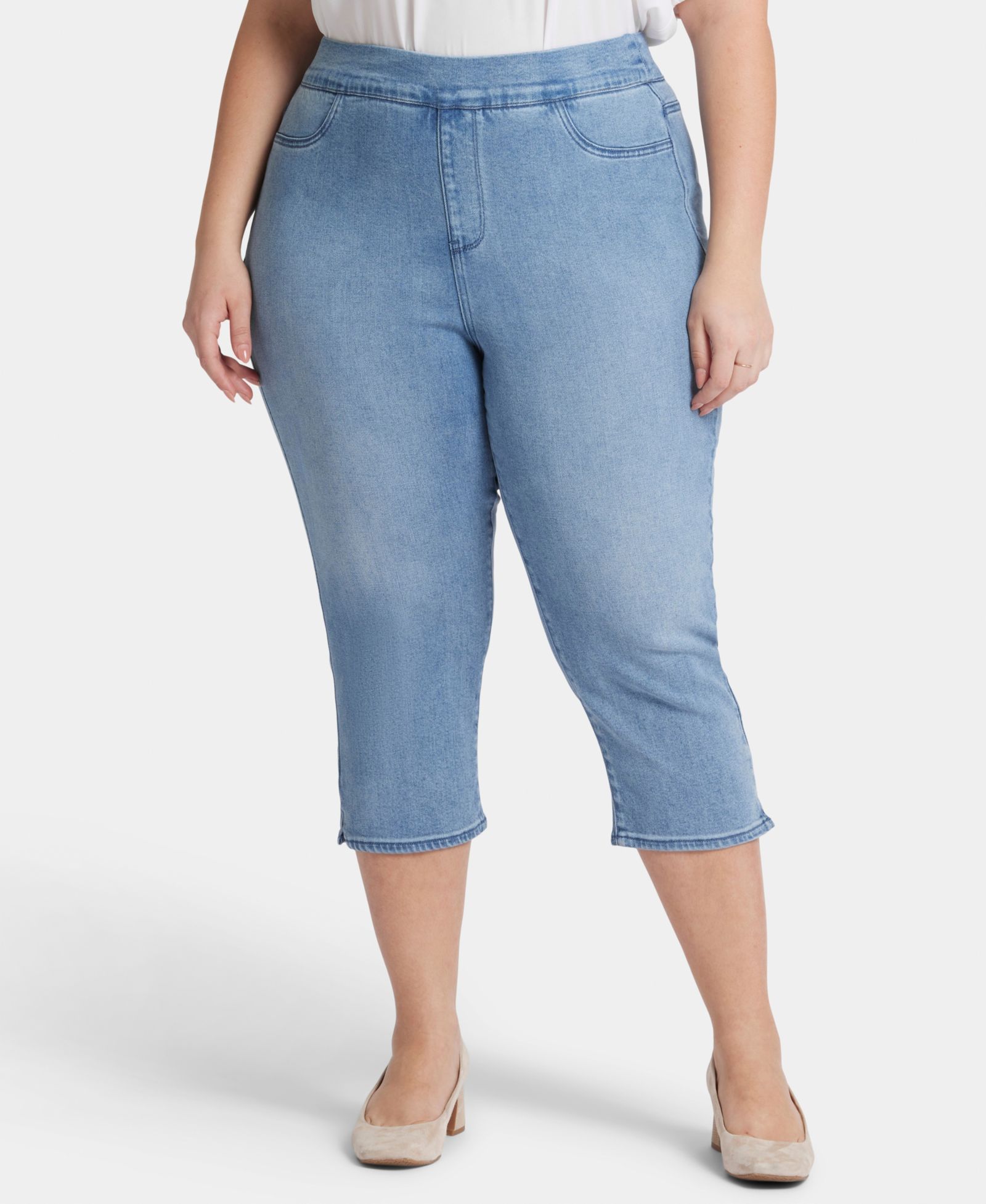 Джинсы NYDJ Plus Size Dakota Crop Pull-On