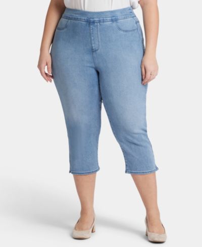 Джинсы NYDJ Plus Size Dakota Crop Pull-On
