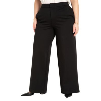 Женские широкие брюки ELOQUII Women's The Ultimate Stretch Wide Leg Work