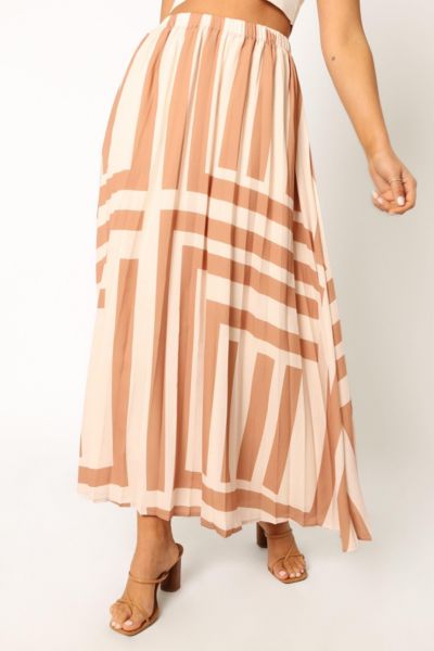 Petal and Pup Women's Elke Pleat Midi Skirt