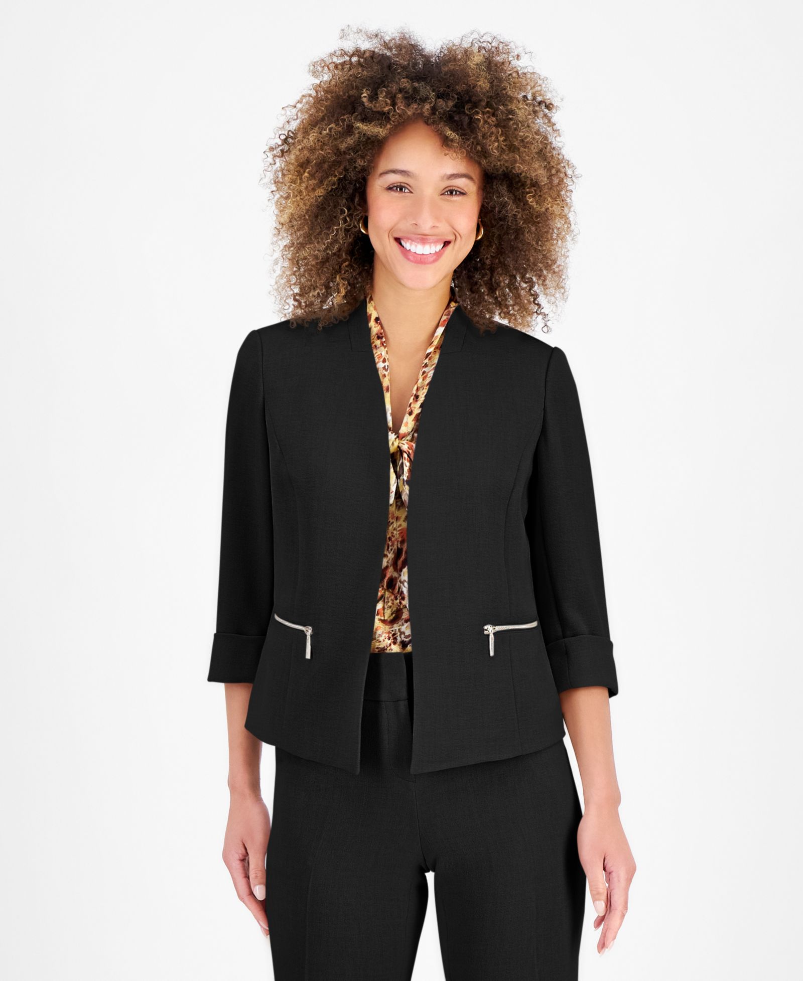 Женский блейзер Kasper Stretch Crepe, Regular & Petite