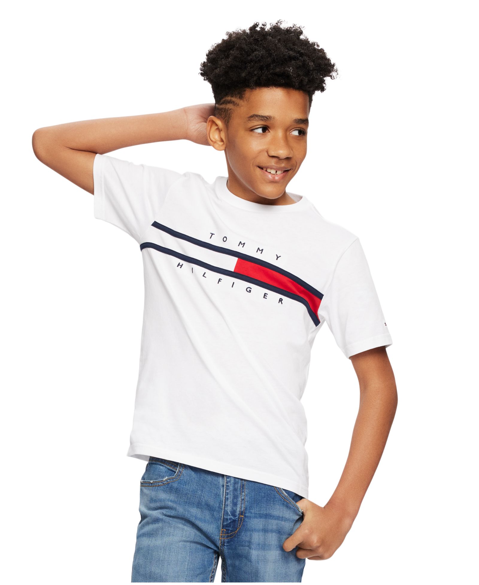 Tommy Hilfiger Big Boy Tommy New Signature Tee