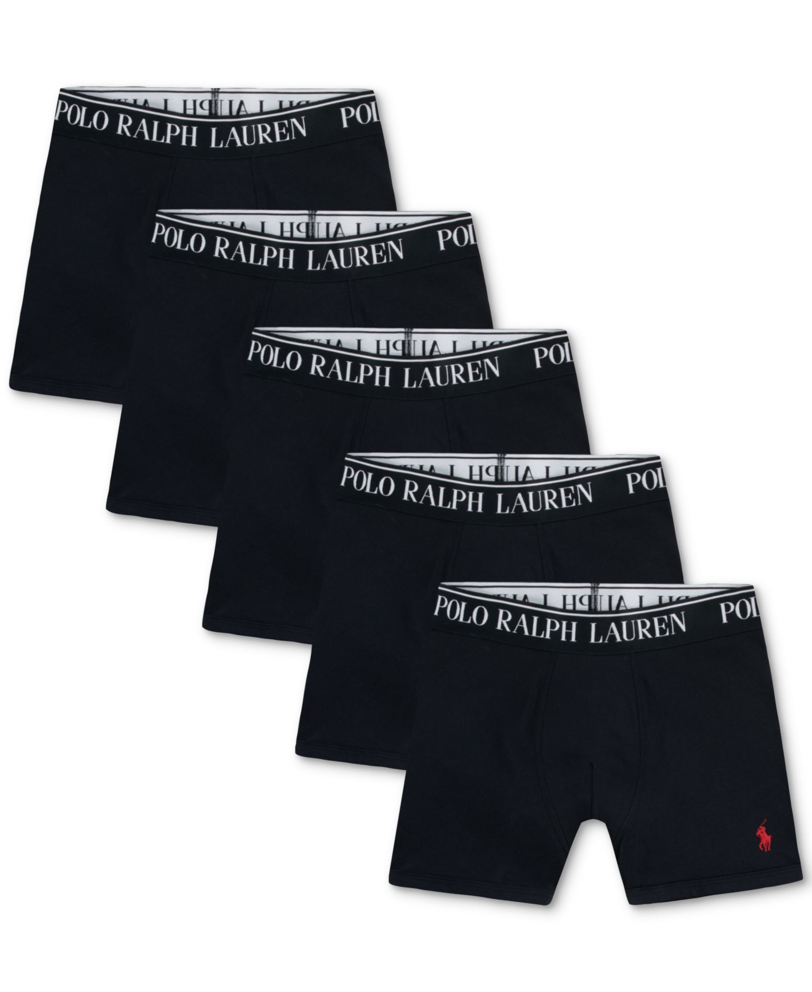 Polo Ralph Lauren Boys' 8-20 Stretch Boxer Briefs, 5-Pack