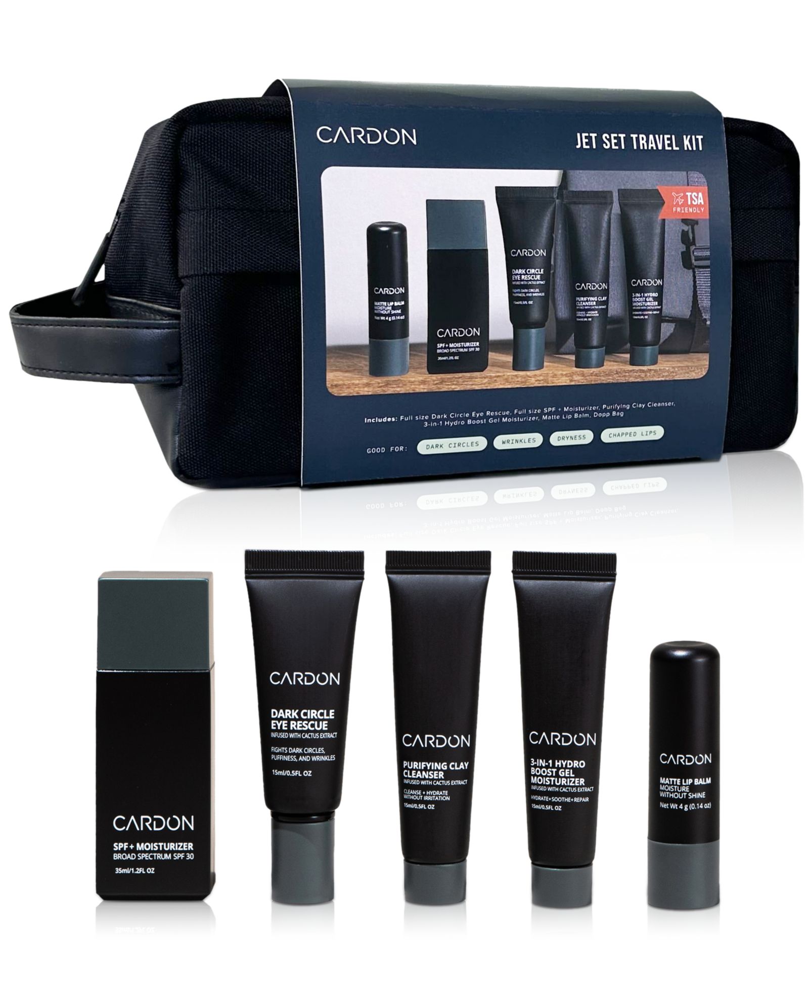 Cardon Набор для ухода за кожей Jet Set 6-Pc. Skincare Travel Set