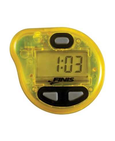 FINIS Tempo Trainer Pro Audible Metronome Pacing Device , Yellow/Blk, Small