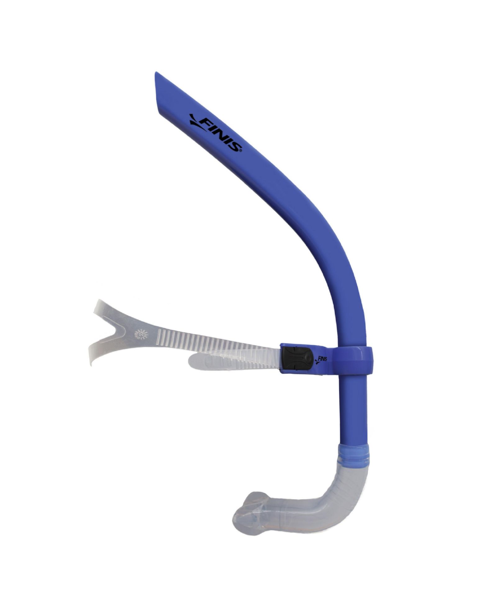 Трубка для снорклинга FINIS Glide Center Mount Ocean Blue