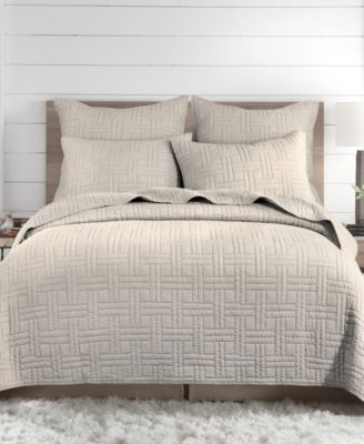 Levtex Home Melange Stitch Stitching 3-Pc. Quilt Set, King/California King