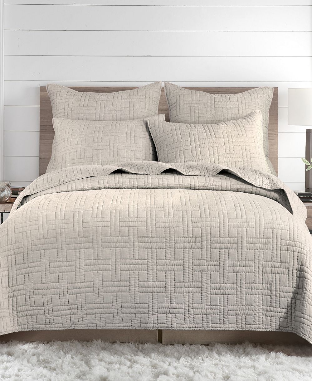 Levtex Home Melange Stitch Stitching комплект из 2 стеганых покрывал, Twin/Twin XL