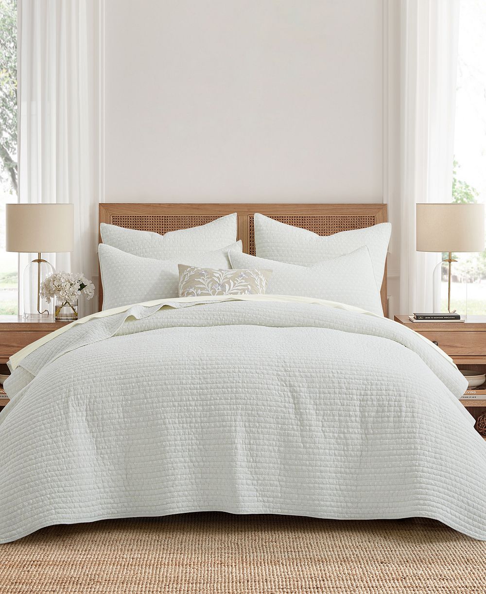 Levtex Home Вышитый комплект из 3 стеганых покрывал, Full/Queen