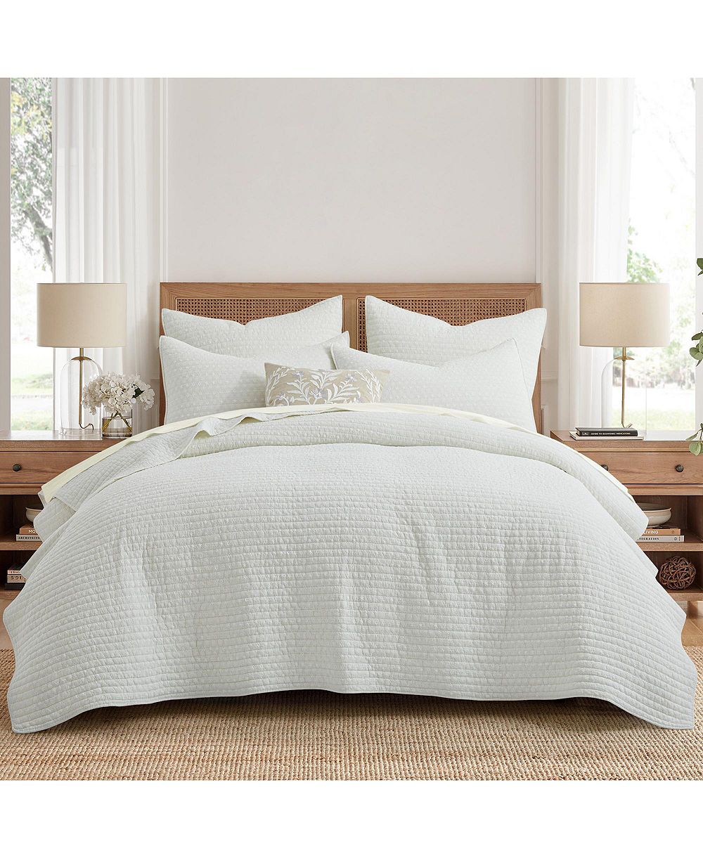 Levtex Home Набор из 3-х стеганых покрывал с вышивкой Eyelet, King/California King