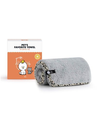 PET S FAVORITE TOWEL, Premium High Quality Microfiber Pet Towel, Mustard (M)