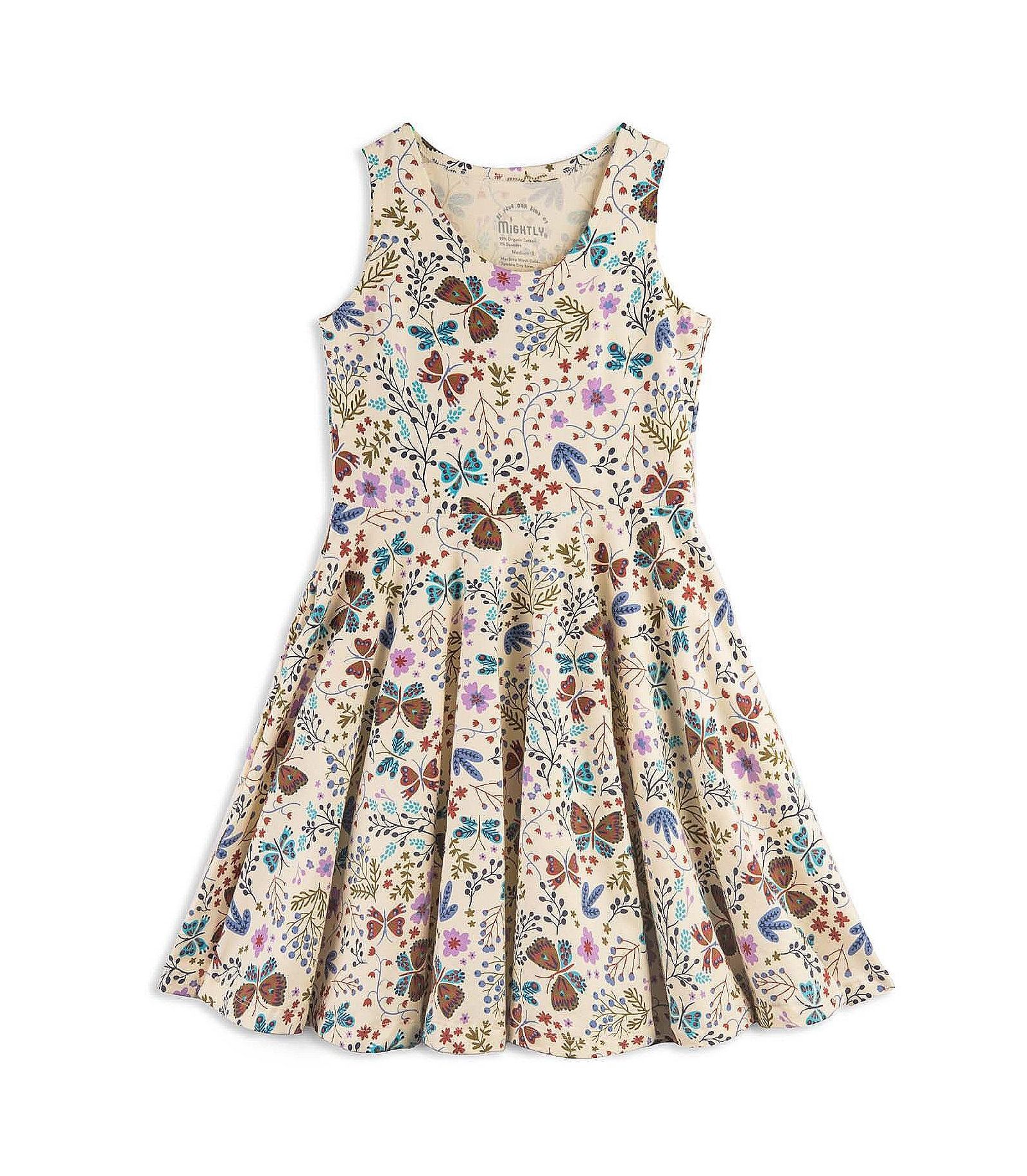 Детское платье Mightly Fair Trade Organic Cotton Print Sleeveless Twirl