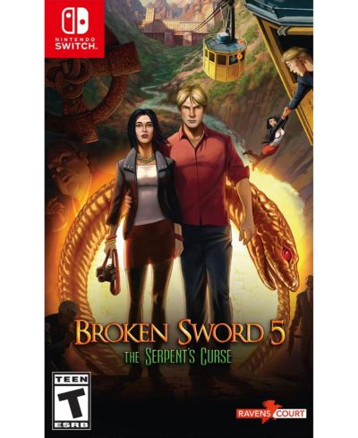 Thq Nordic Broken Sword V: Проклятие змея приключенческая головоломка улучшенное издание Nintendo Switch