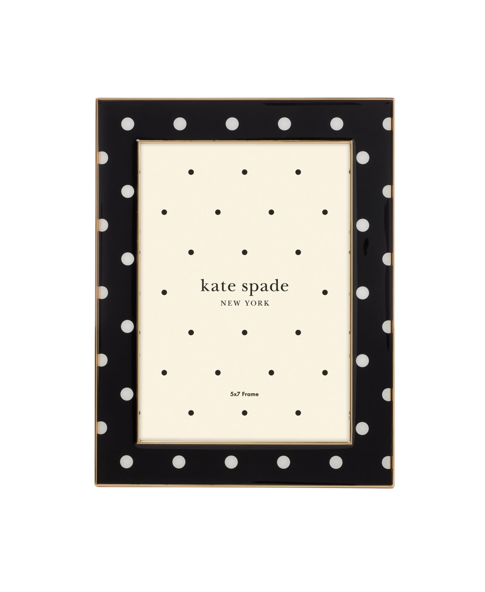 kate spade new york Sitting Pretty Dot Frame, 5"x 7"