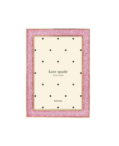kate spade new york Рамка Sitting Pretty Pink Glitter, 4"x 6"