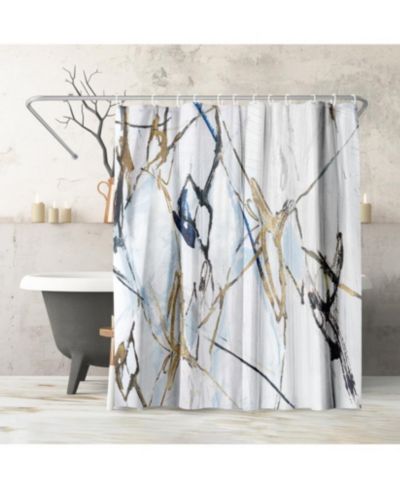 Americanflat Abstract Shower Curtain by PI Creative Art, 71" x 74"