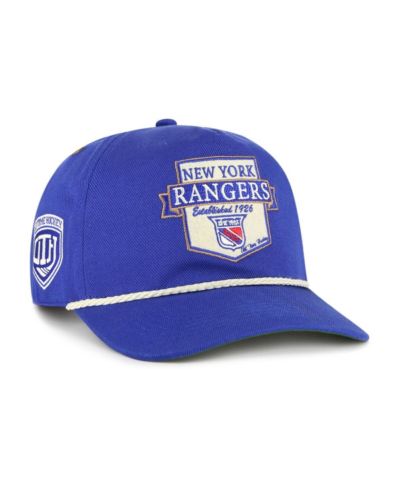 '47 Brand Мужской Blue New York Rangers Old Time Hockey Rafter Sure Shot Hitch Adjustable Hat