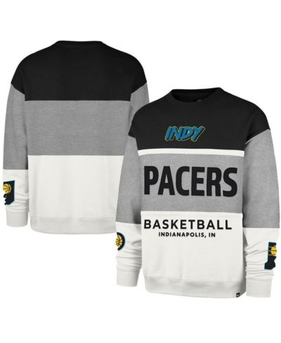 Мужская и женская толстовка '47 Brand Gray Indiana Pacers 2024/25 City Edition On Five Maximalist Pullover